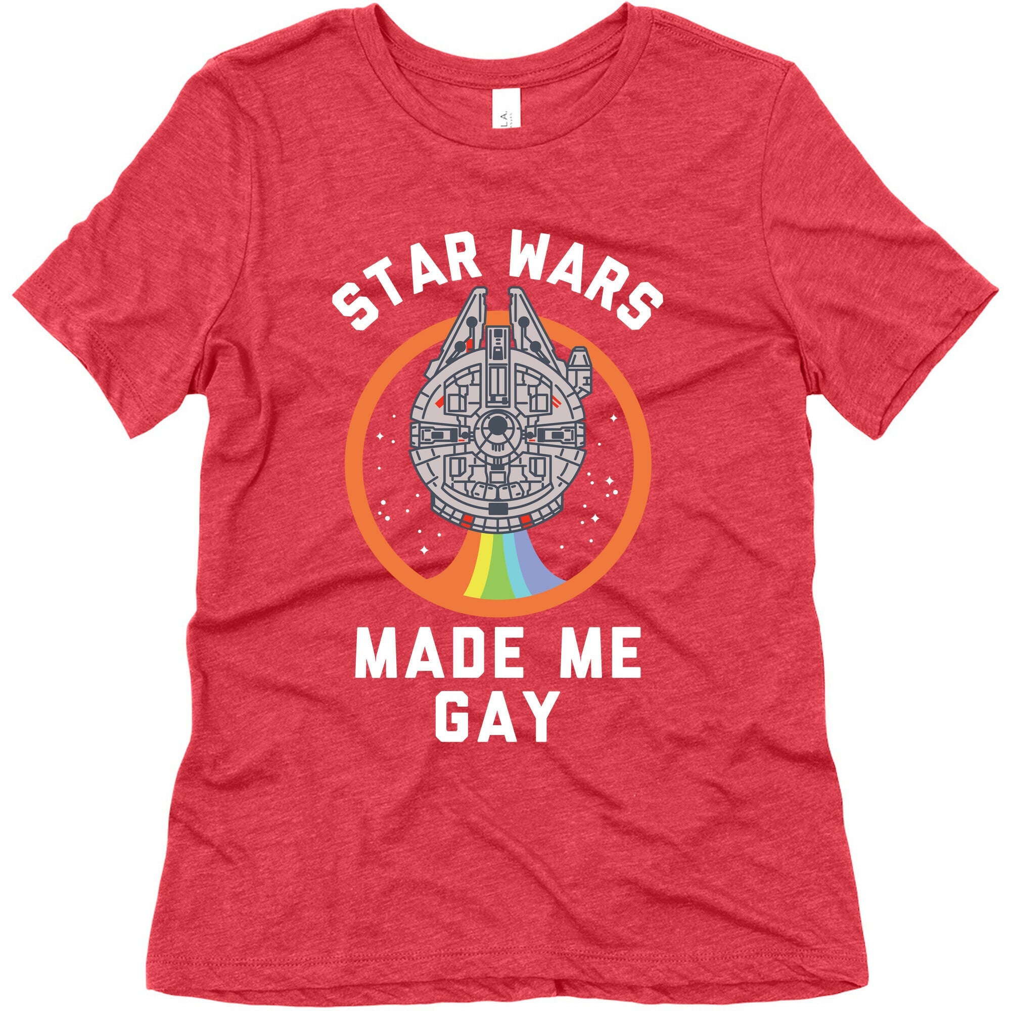 Star Wars Made Me Gay Womens Triblend Tee